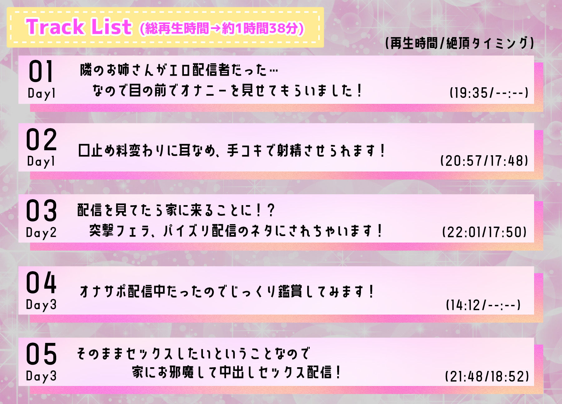 【期間限定231円】隣に住んでるお姉さんがオナニー配信大好きのヤリマンビッチでした 〜性奴●として配信用のおもちゃにされちゃいます〜