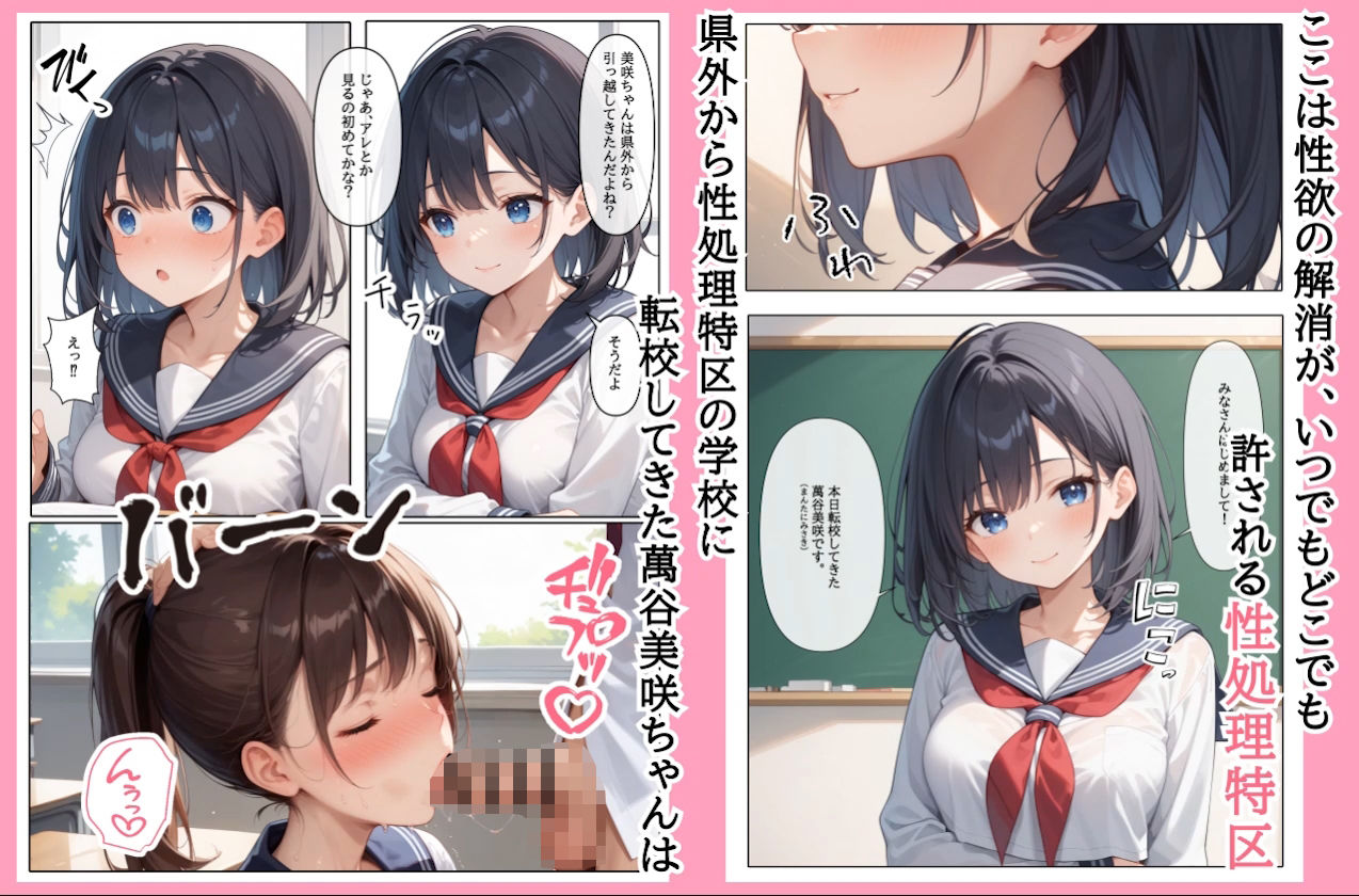 【コミック版】性処理学園〜性処理と転校生編〜