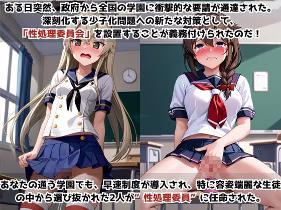 学校の性処理委員に任命されてしまった島〇＆時〇の日常