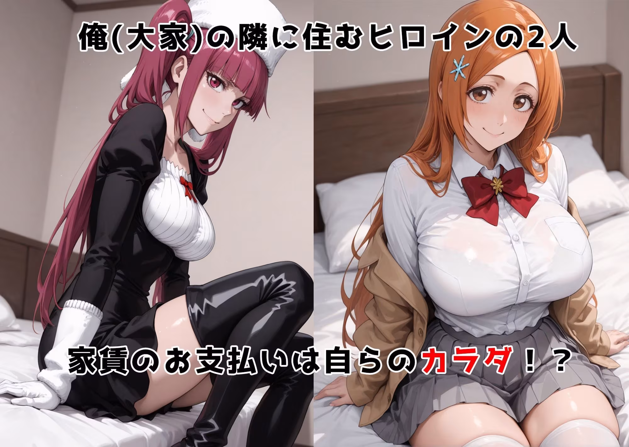 チン体奉仕契約〜大家への家賃は私達のカラダ〜 毒ヶ〇リルカ・井〇織姫編