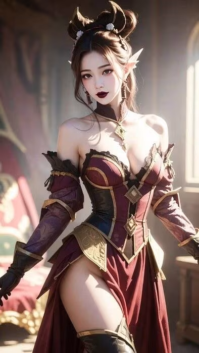 中世獣人 コンカフェバロンのコスプレーヤーさん「ちょっと色っぽく踊ってみた」 2
