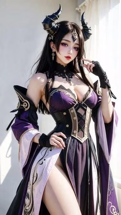 中世獣人 コンカフェバロンのコスプレーヤーさん「ちょっと色っぽく踊ってみた」 2