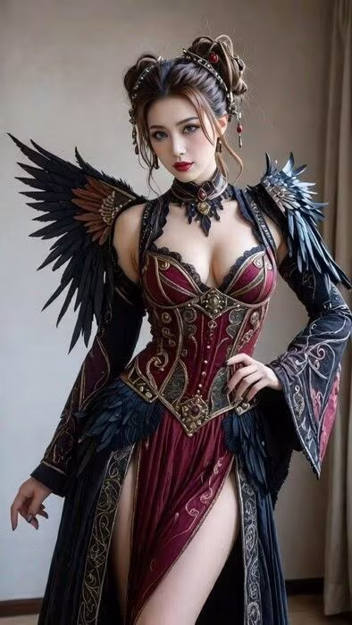 中世獣人 コンカフェバロンのコスプレーヤーさん「ちょっと色っぽく踊ってみた」 2