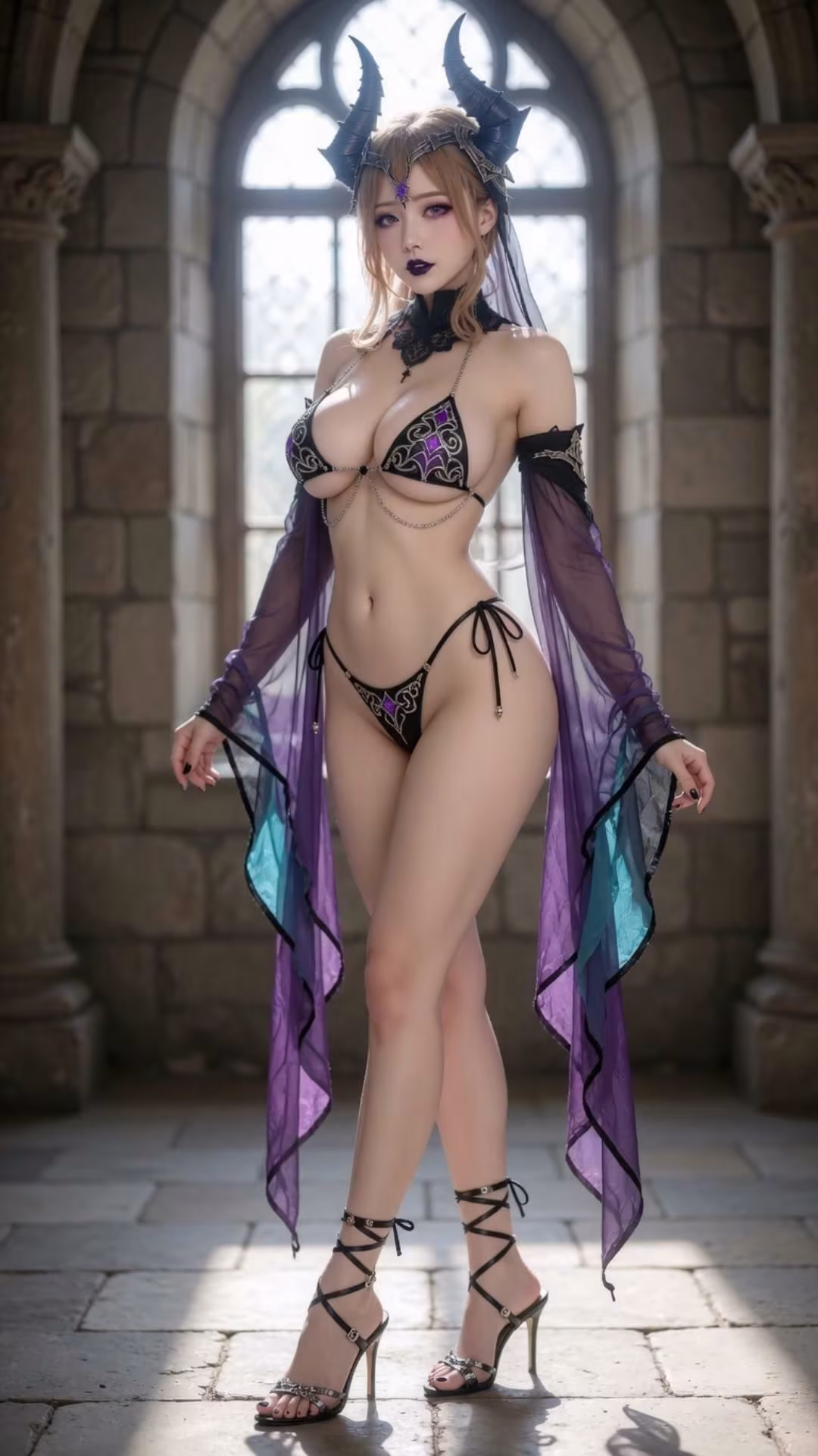 中世獣人 コンカフェバロンのコスプレーヤーさん「ちょっと色っぽく踊ってみた」 2