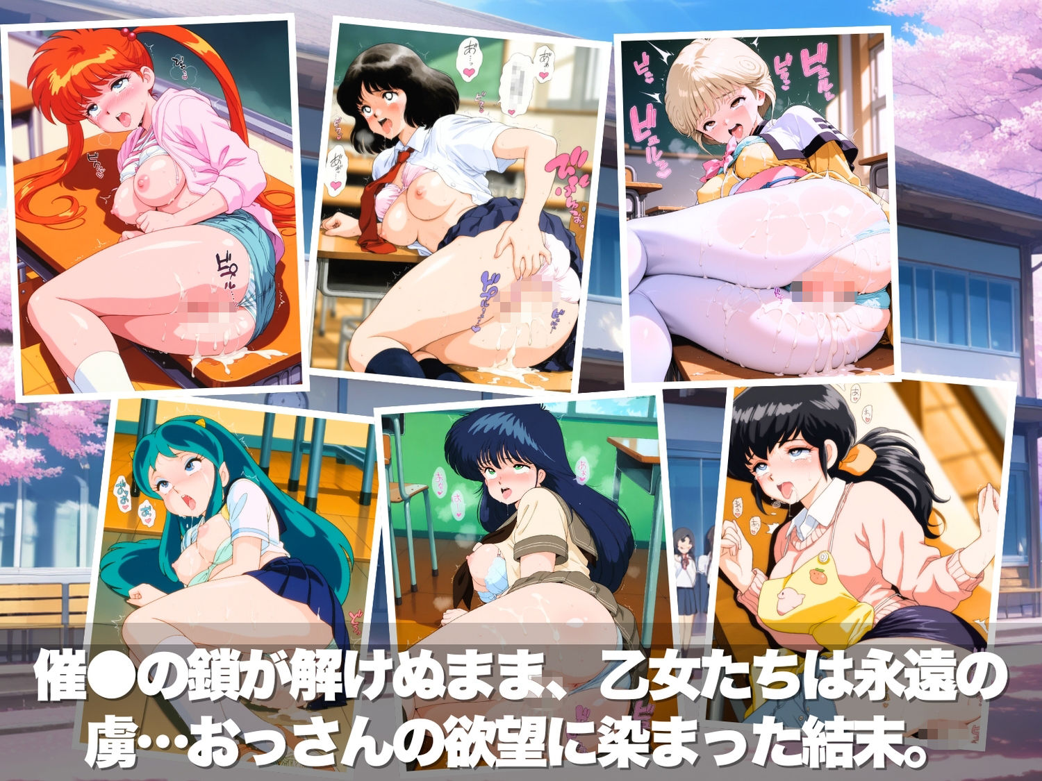 【昭和レトロNTR】催●で犯●れる6人の純潔