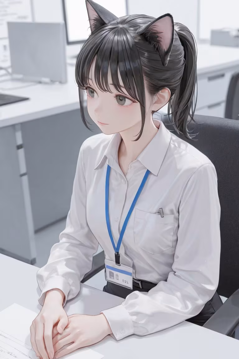 猫耳女子社員