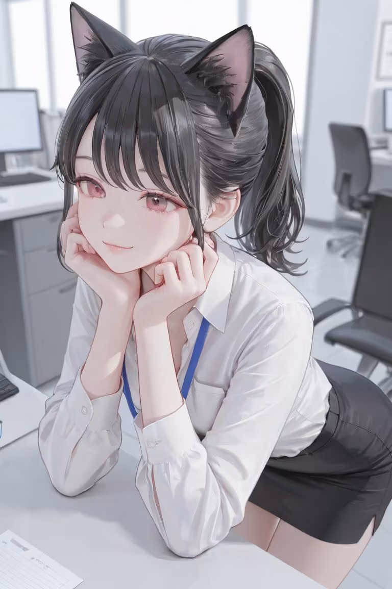猫耳女子社員
