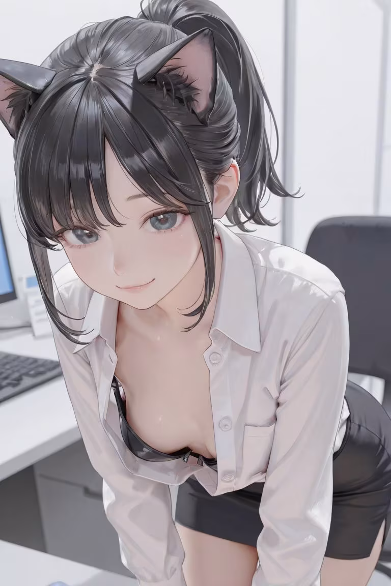猫耳女子社員