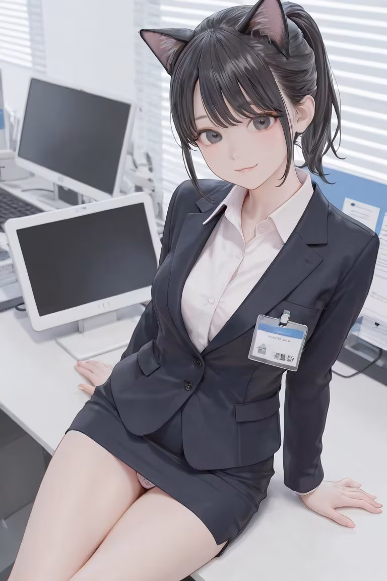猫耳女子社員