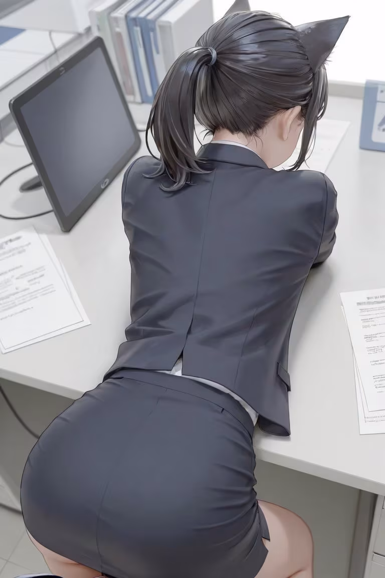 猫耳女子社員