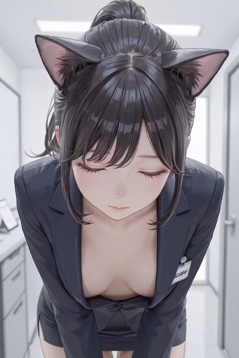 猫耳女子社員