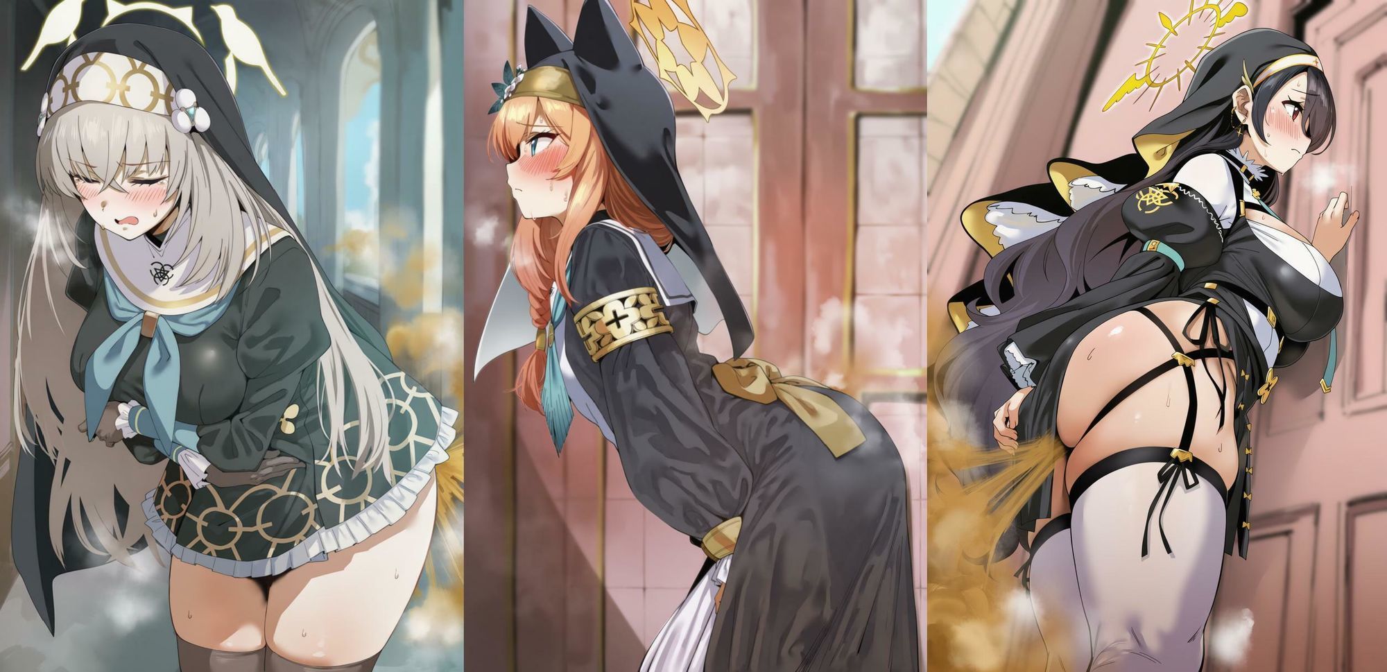 ブ○ーアーカイブ 脱糞スカトロCG集 シスターフッド編 （マリー・サクラコ・ヒナタ）