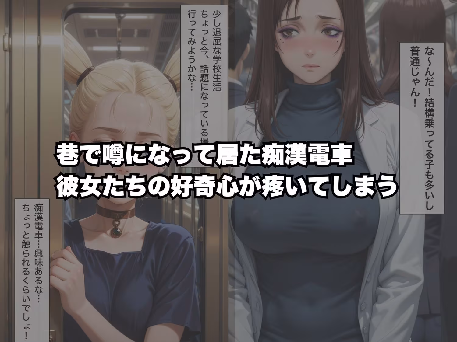 イヤッ！痴●電車から降りられない〜呪●廻戦編〜