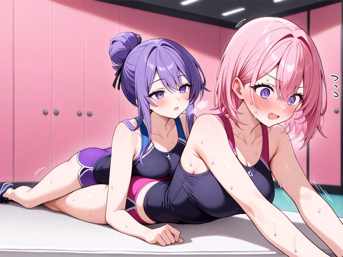 【NTR 百合】巨乳ヨガインストラクターに新妻を寝取られ調教された件