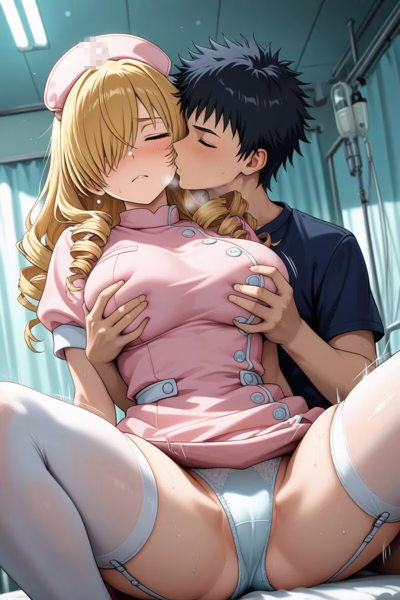 オ◯アナ、オ◯ソラがナース姿でセックスする【CG204枚】