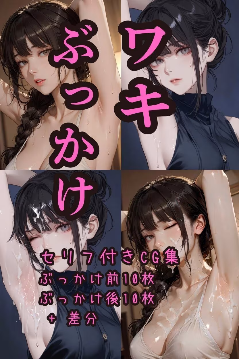 【セリフ付きCG集】ワキぶっかけ 1