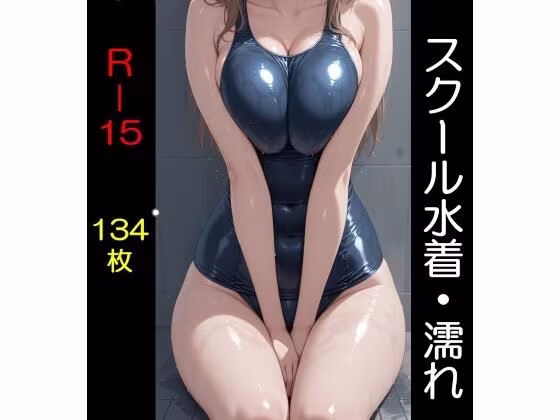 スクール水着（全年齢版）濡れ