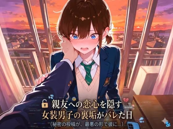 親友への恋心を隠す女装男子の裏垢がバレた日