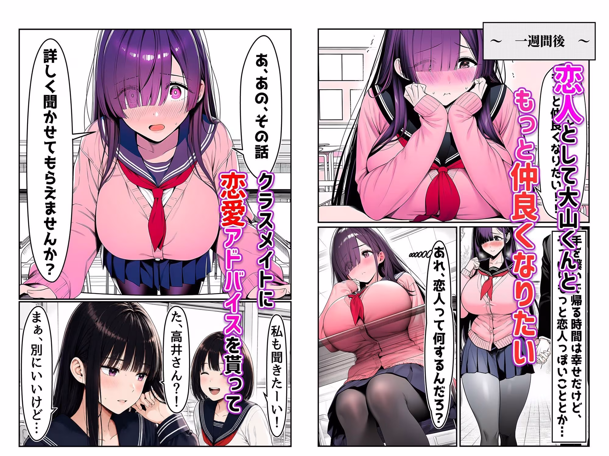 全てがデカすぎてコンプレックスを拗らせた高井さん