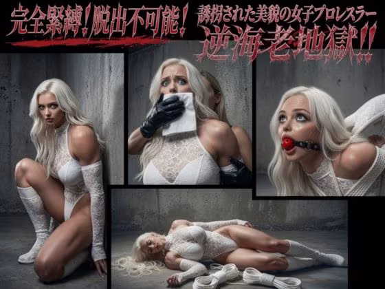 完全緊縛！脱出不可能！誘拐された美貌の女子プロレスラー逆海老地獄！！