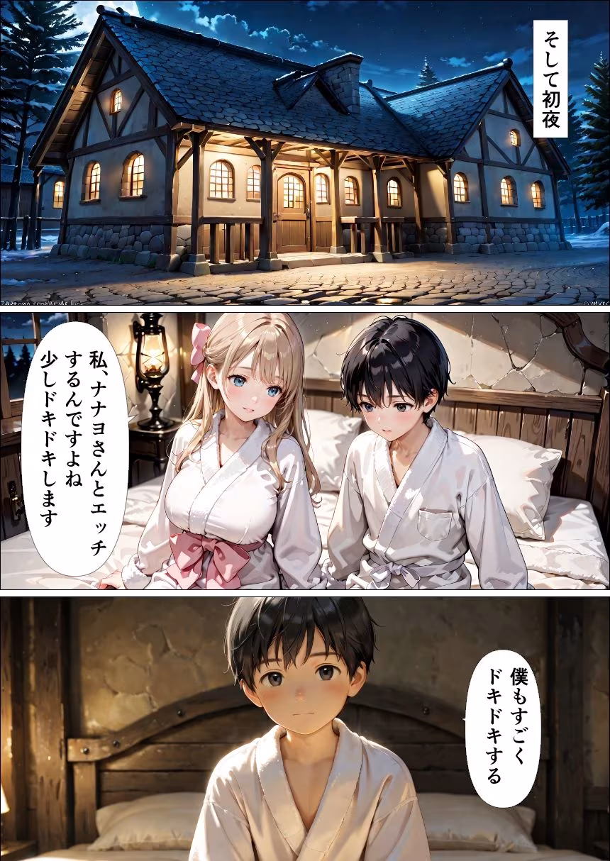 異世界で白魔導士さまとマジカルエッチ  初エッチと初夜見権