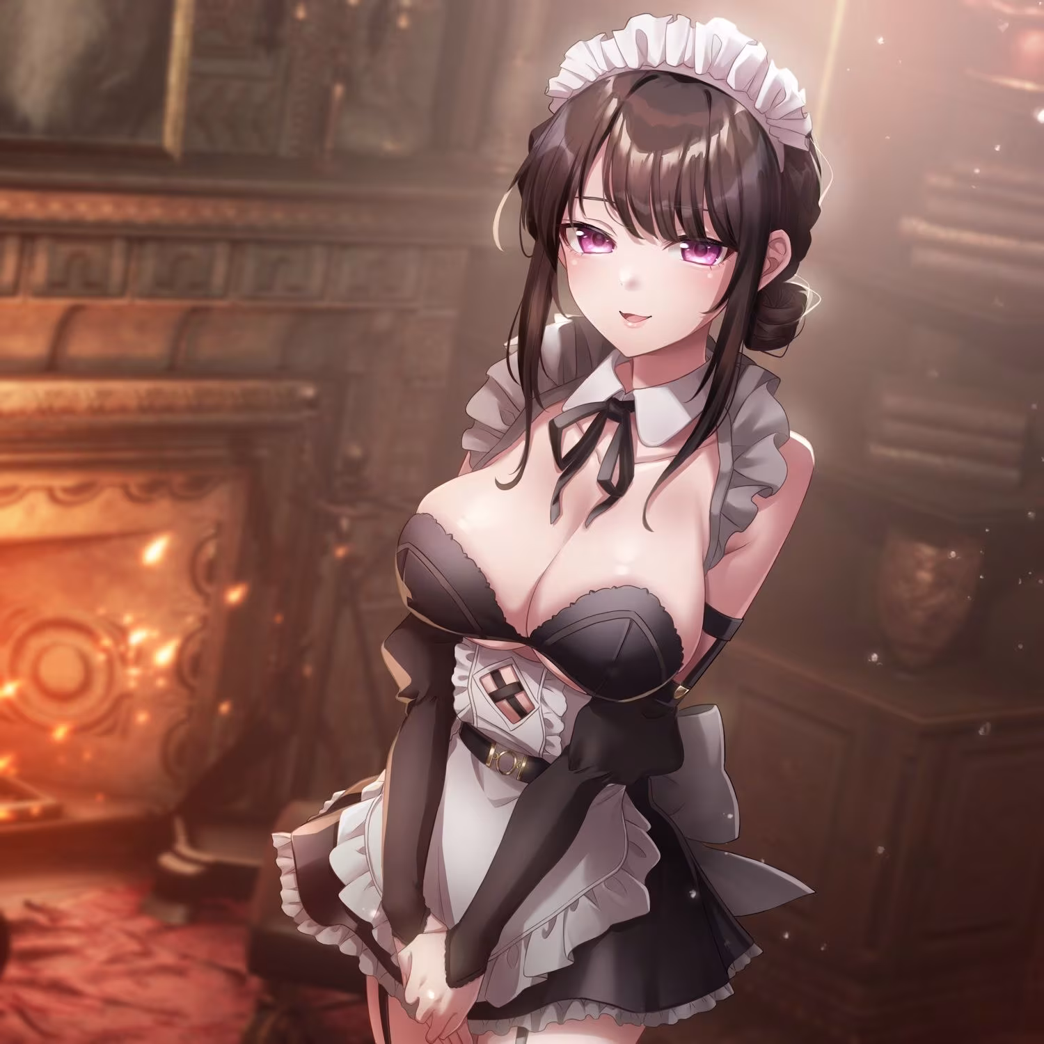 搾精洋館 〜低音ダウナーメイドの夜音さんと全身あまトロ溶かされ交尾。お子種くださいませ、ご主人様〜