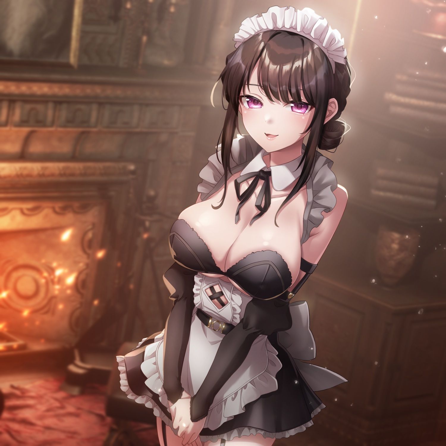 搾精洋館 〜低音ダウナーメイドの夜音さんと全身あまトロ溶かされ交尾。お子種くださいませ、ご主人様〜