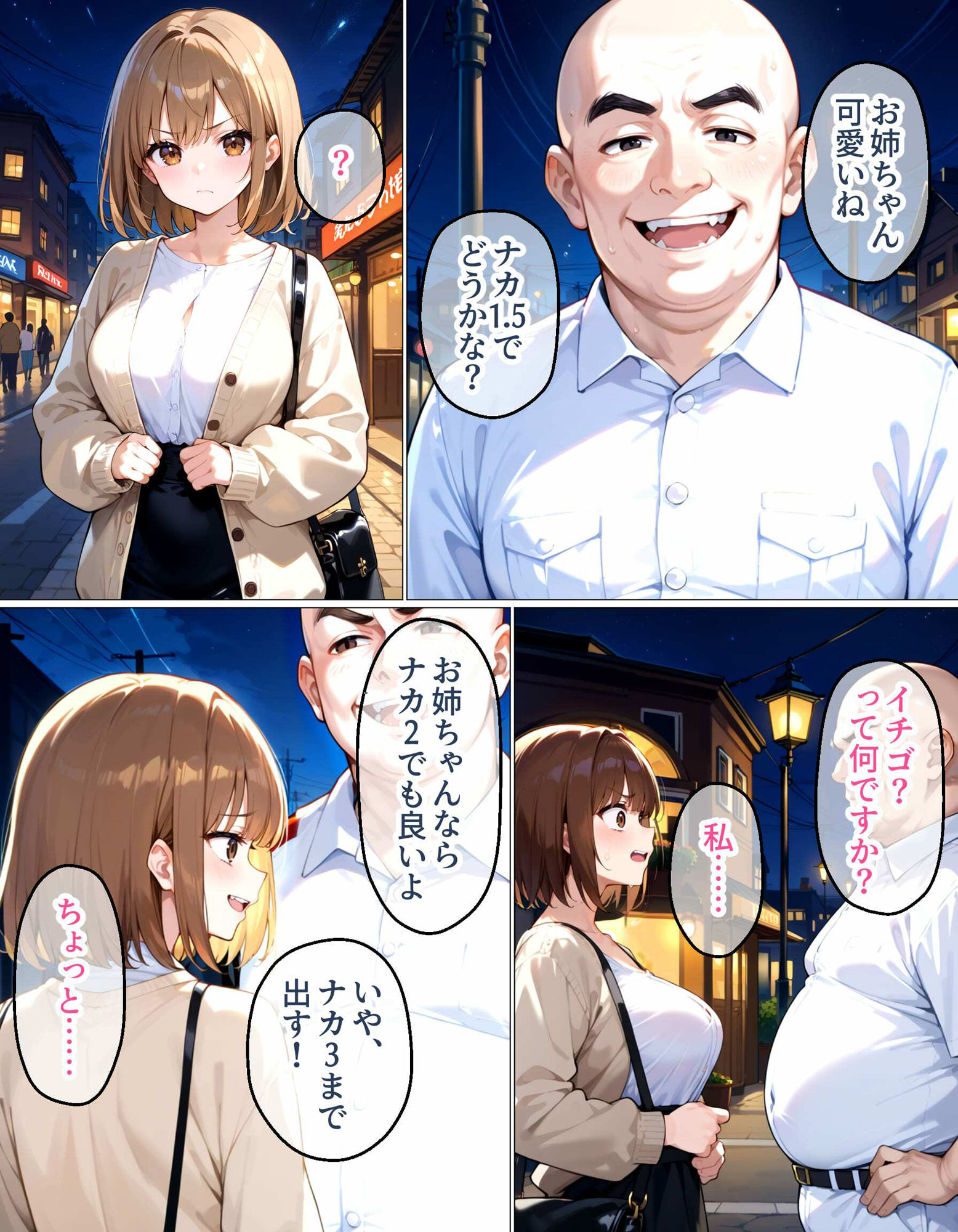 上京したばかりの大学1年生がおじさんに寝取られました