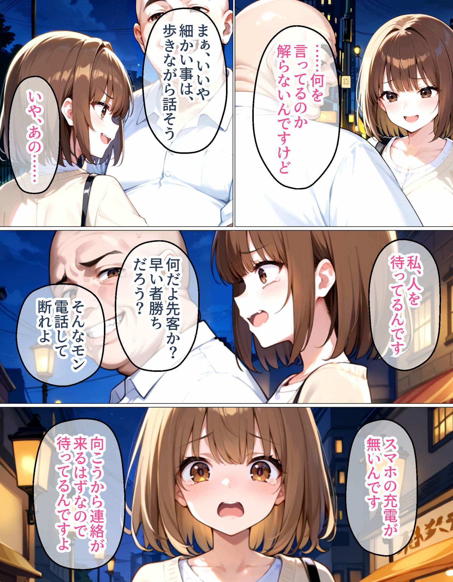 上京したばかりの大学1年生がおじさんに寝取られました