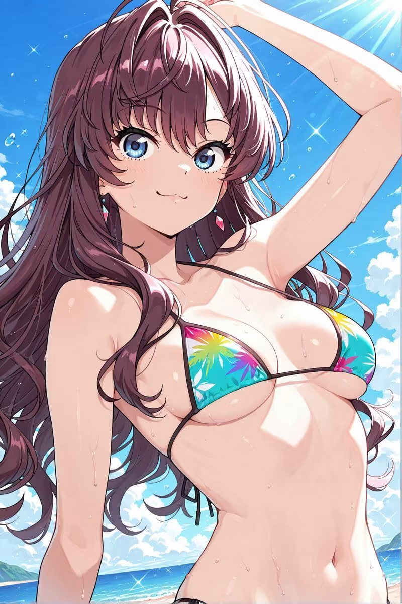 アイドル○スター 水着に着替えらた8