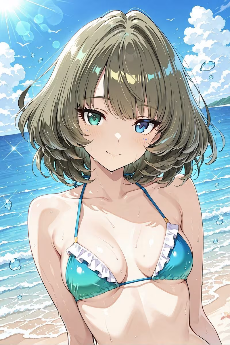 アイドル○スター 水着に着替えらた8