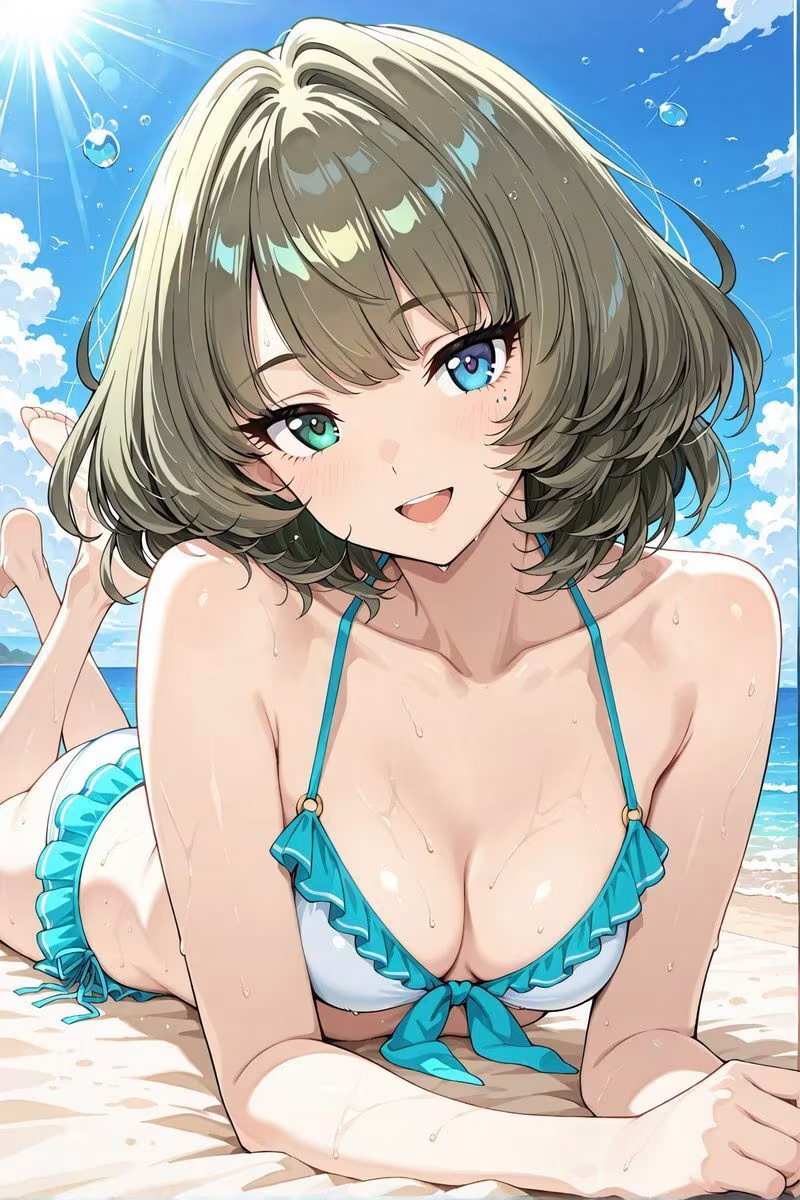 アイドル○スター 水着に着替えらた8