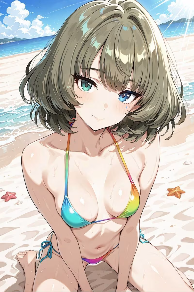 アイドル○スター 水着に着替えらた8