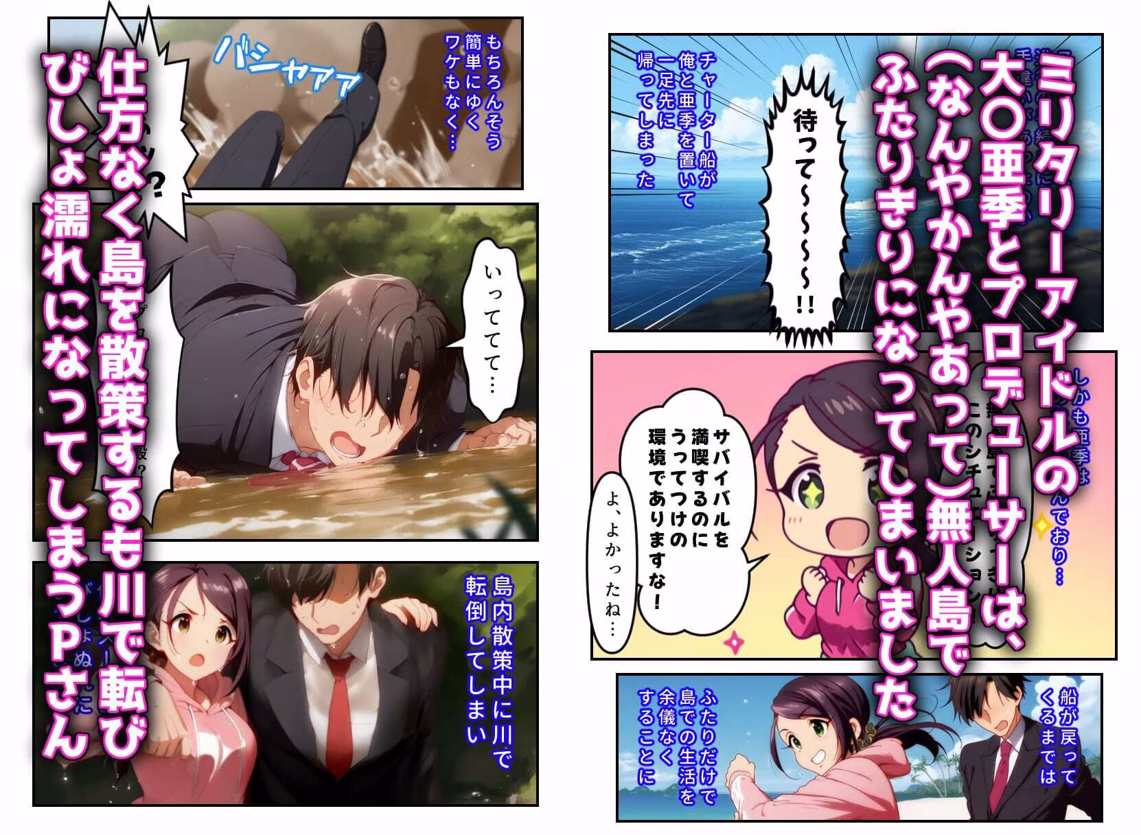 発情アイドルとペロリストP。肉欲サバイバル！全力でP殿を温めよ