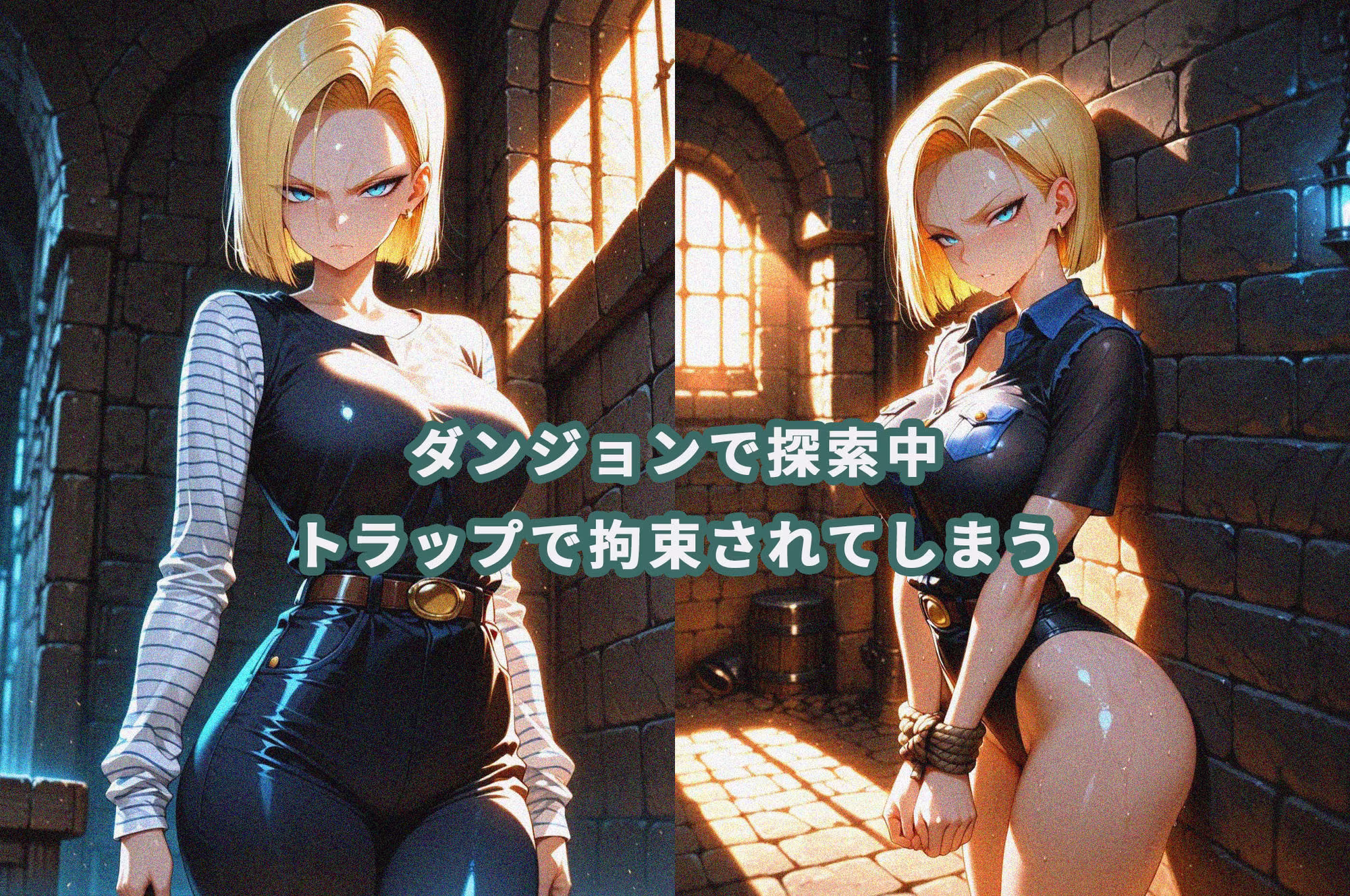 人〇人間18号が研究所で人体改造される（ふたなり・妊娠）