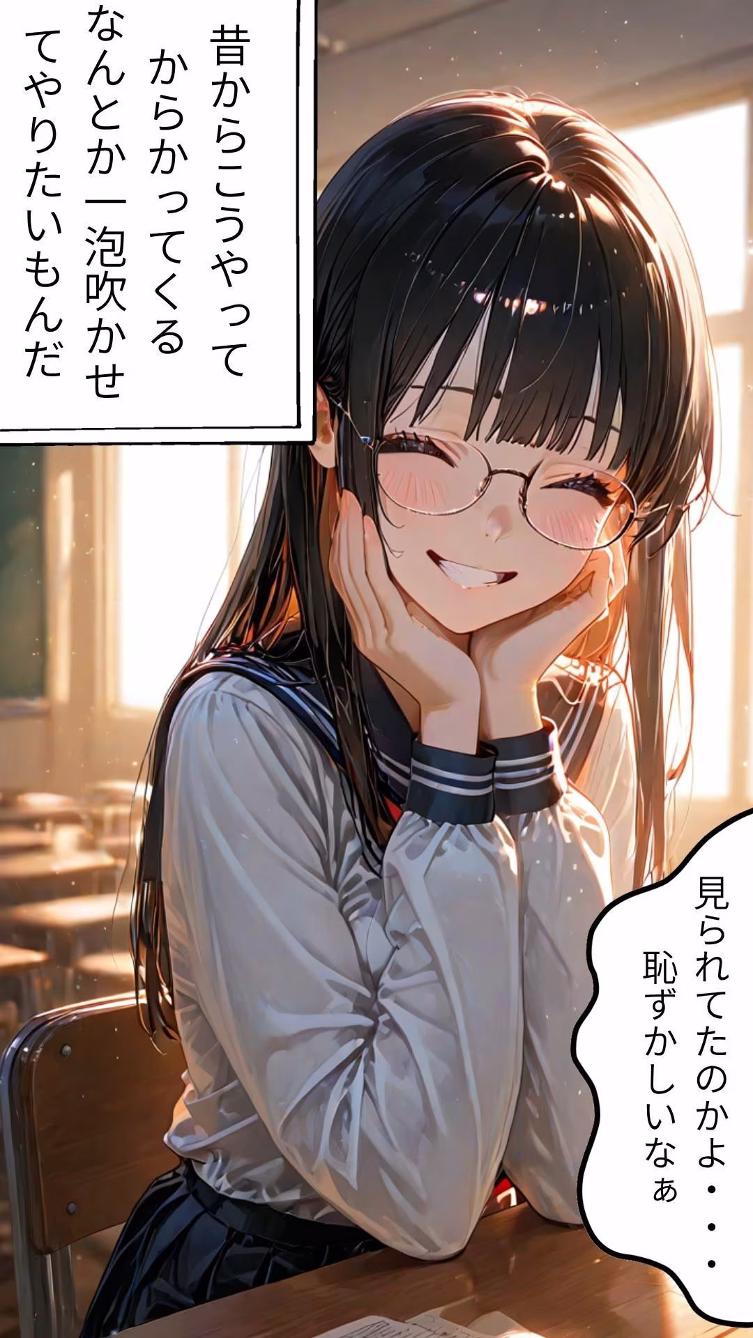 秘密の雨宿り〜湯気の奥、揺れる吐息〜