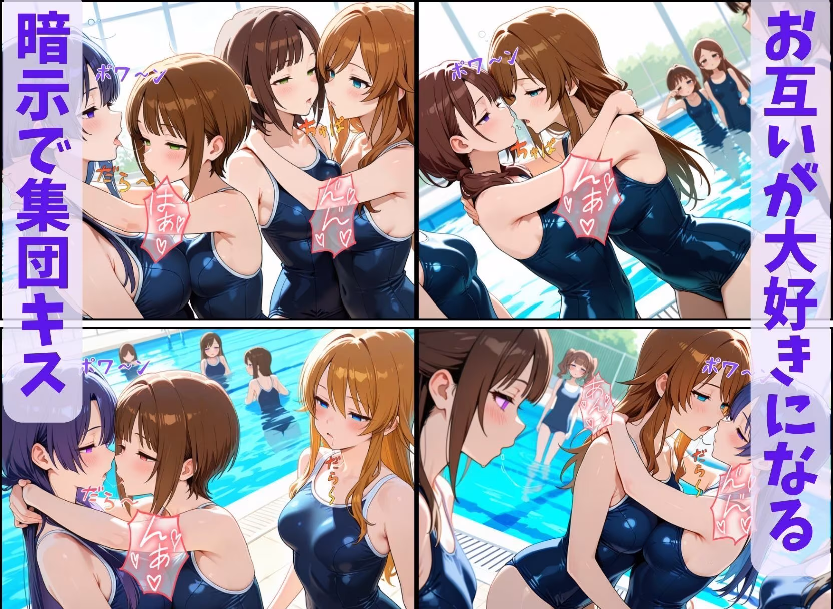 集団催● 〜スク水JKは催●洗脳され性奴●になる〜