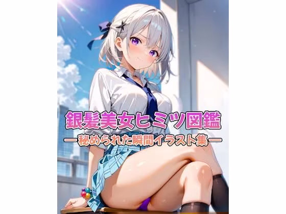 銀髪美女ヒミツ図鑑― 秘められた瞬間イラスト集 ―