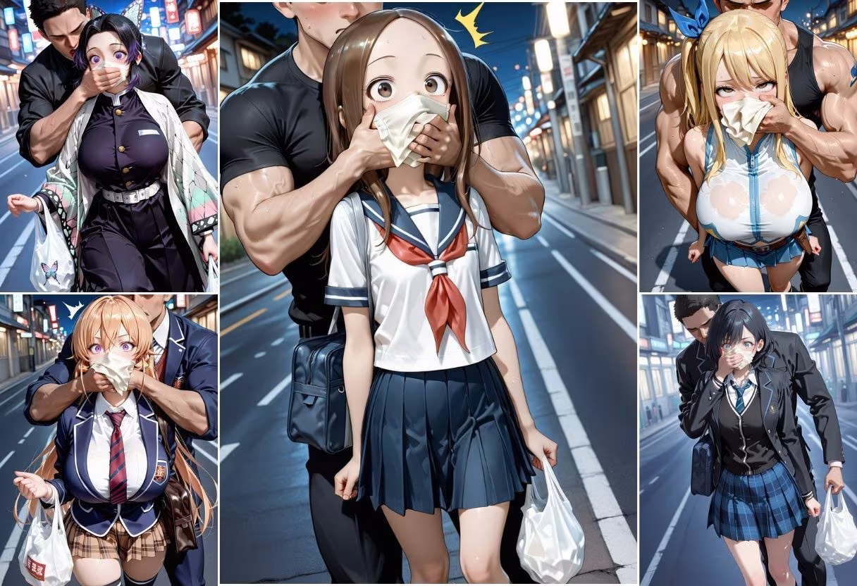 誘拐監禁実録集  500枚