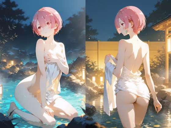 湯煙の誘惑 鬼族の巫女 ラ〇 ―欲望に染まる白夜―