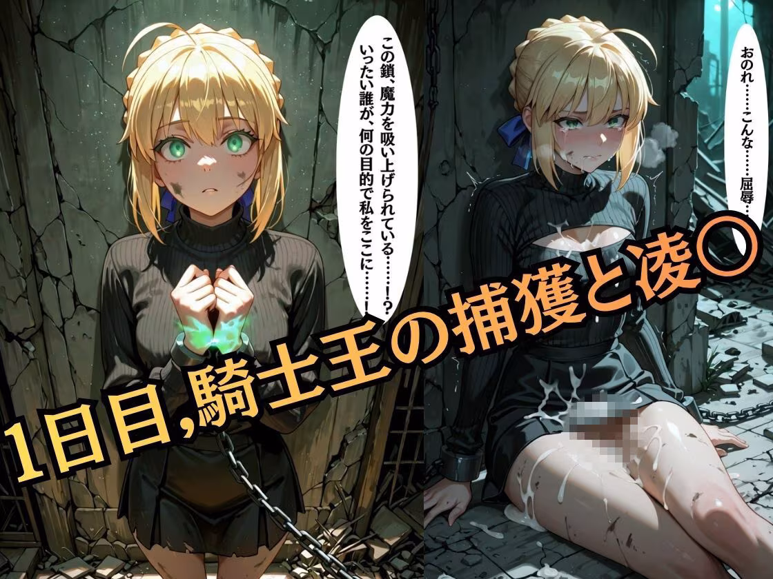 【特大ボリューム500枚】監禁奴●屈服ヒロインズ 〜騎士王が壊れて肉人形になるまで〜【セリフ付き】