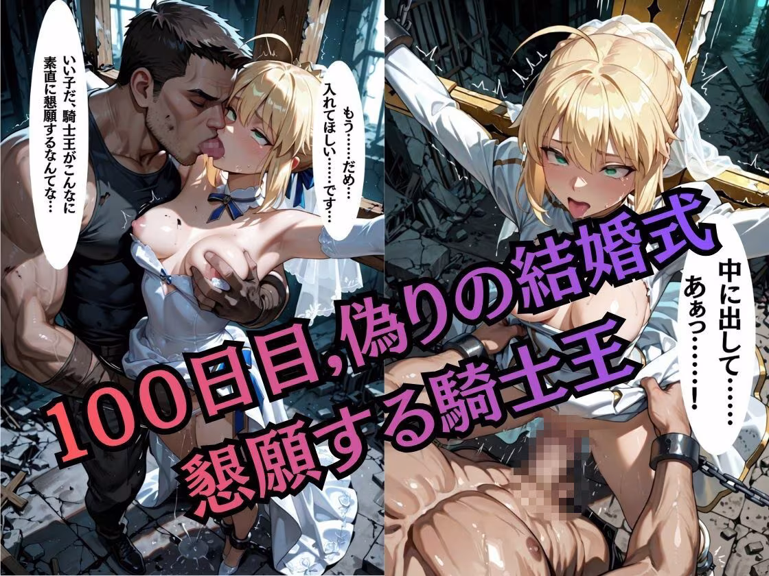 【特大ボリューム500枚】監禁奴●屈服ヒロインズ 〜騎士王が壊れて肉人形になるまで〜【セリフ付き】