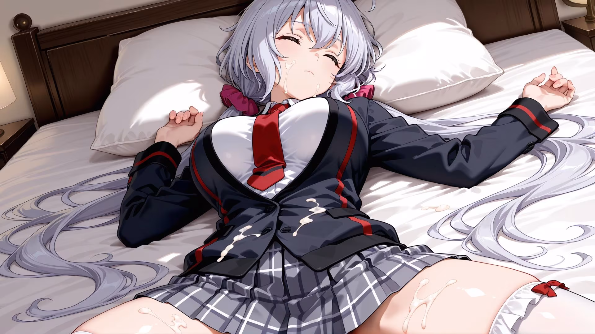 寝ている○○にぶっかけ  くりす編