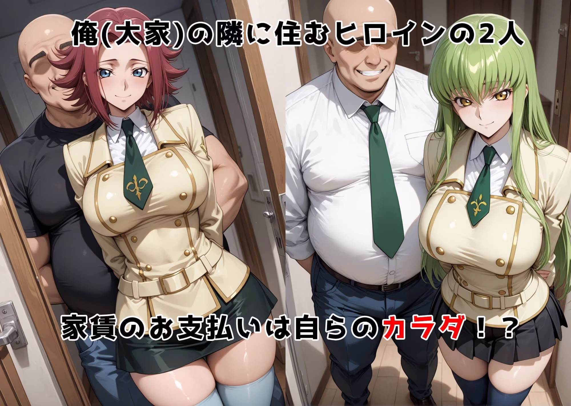 チン体奉仕契約〜大家への家賃は私達のカラダ〜カ〇ン・C.〇.