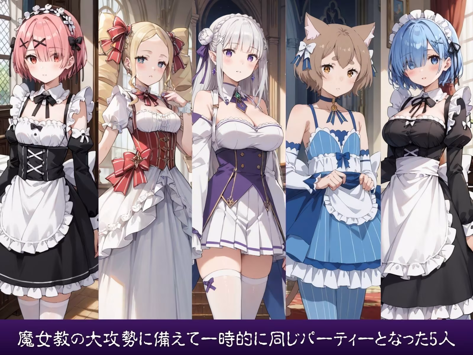 わからせ調教トラップに堕ちた異世界美少女  リゼロ編