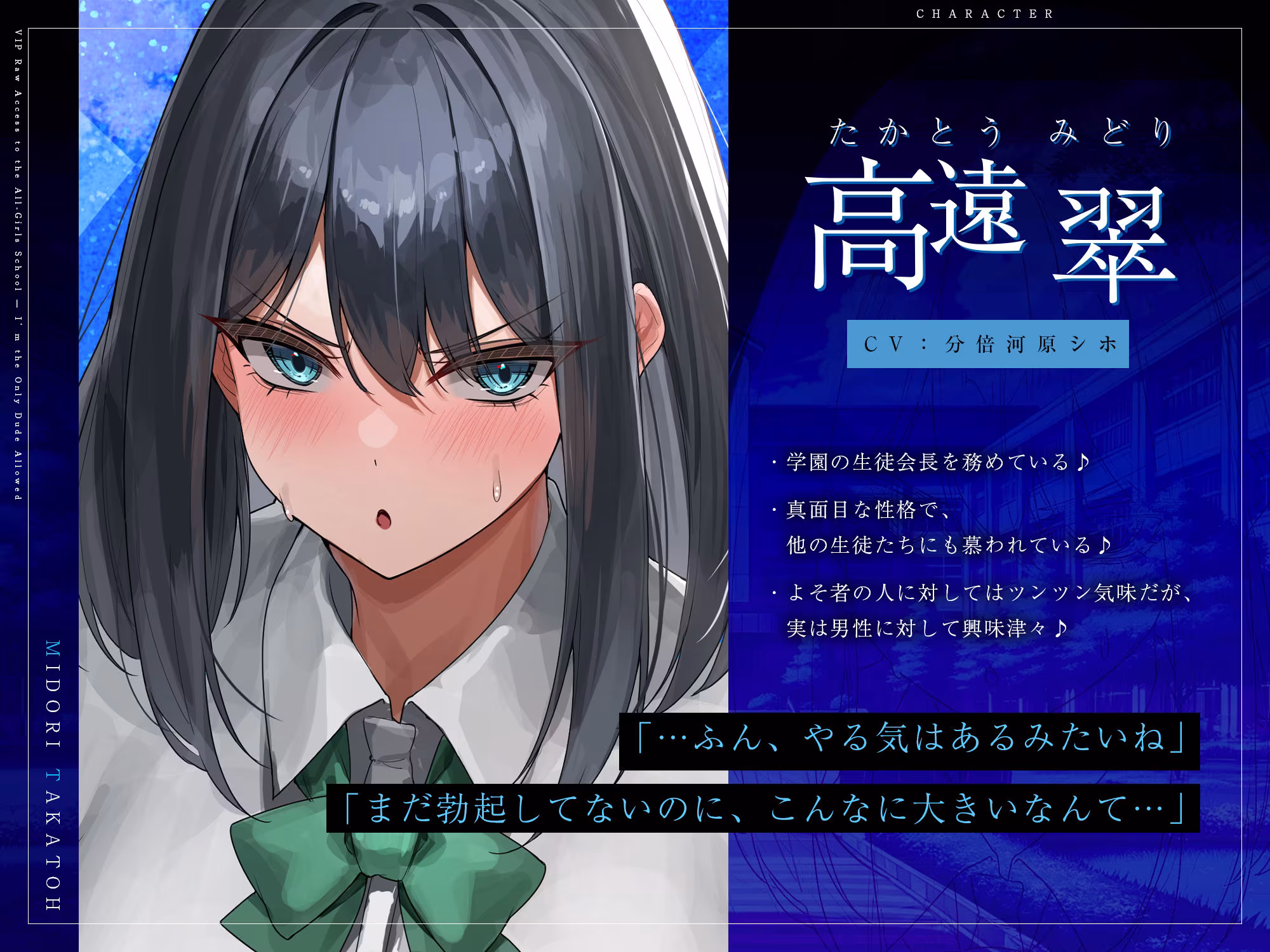 【5人ヒロイン・オムニバス作品！】男は俺ひとりの生ハメ学園登校許可証〜出会ったらドエロい誘惑からの中出し必須エッチ！？〜