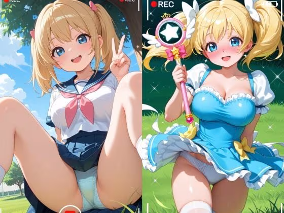 現役J○が撮影会でパンチラを撮られ生涯オカズ化3―魔法少女に変身してご奉仕―