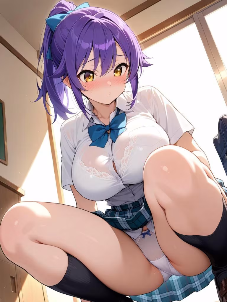 恥じらい巨乳ギャルの淫らな放課後