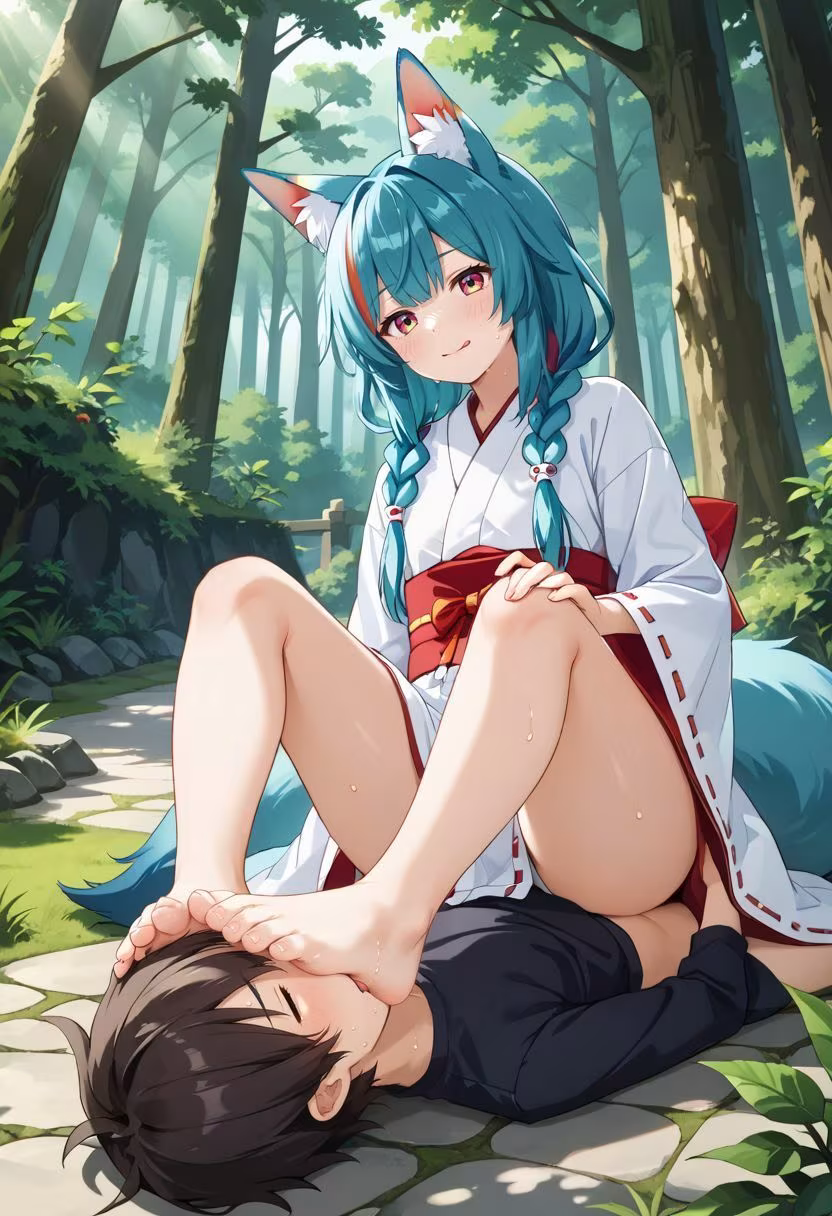 異世界M男は今日も土下座 ケモミミ巫女編