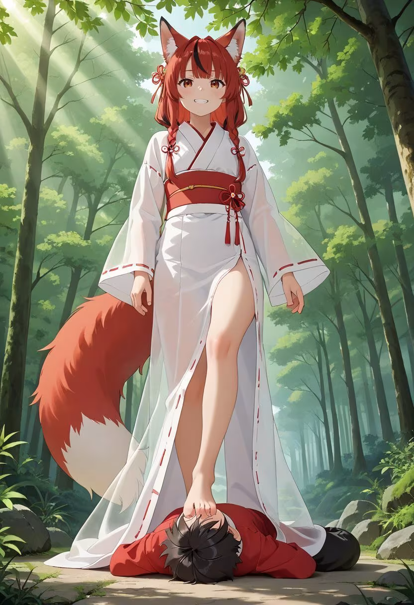 異世界M男は今日も土下座 ケモミミ巫女編